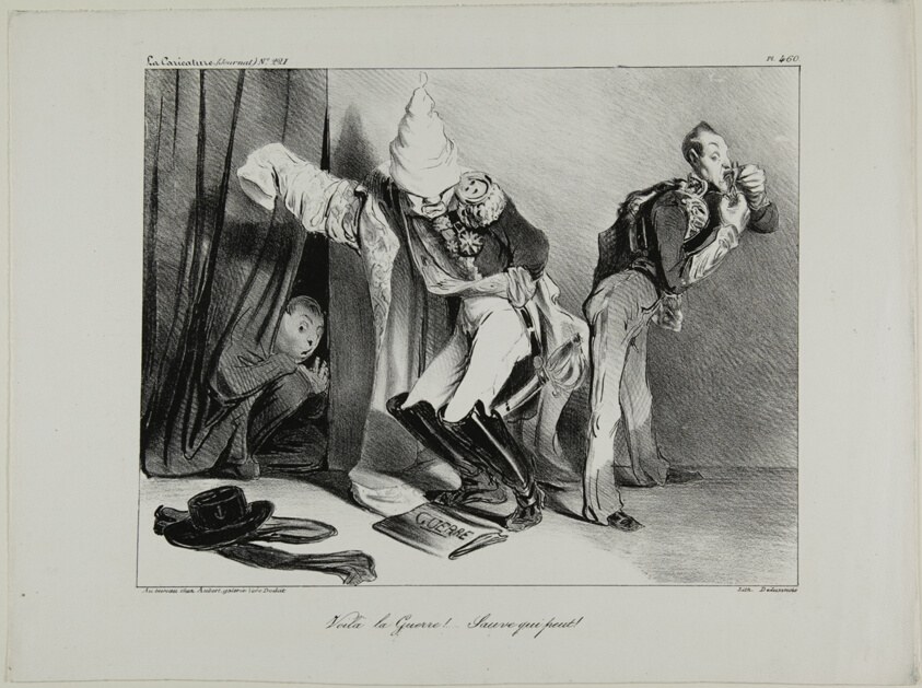 “It is war! ...Everyone for himself!,” plate 460
