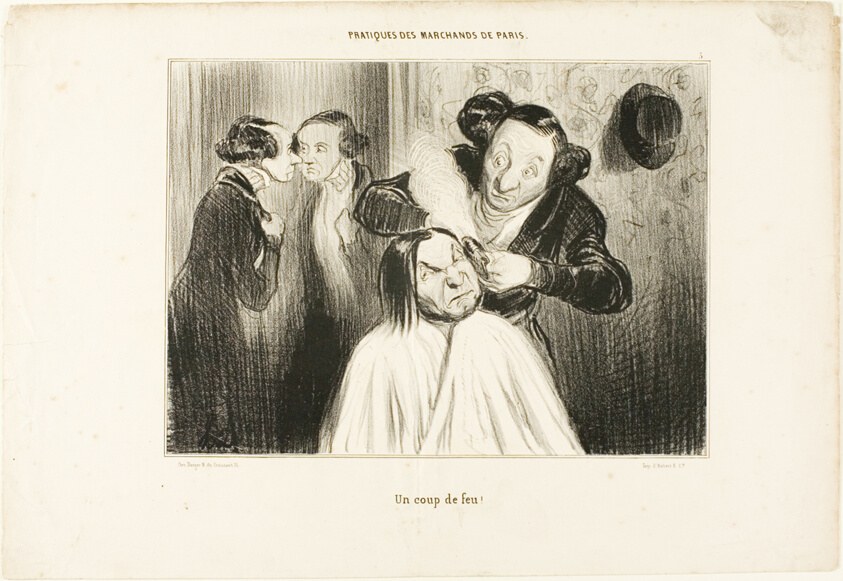 "Fire!", plate 35 from Types Parisiens