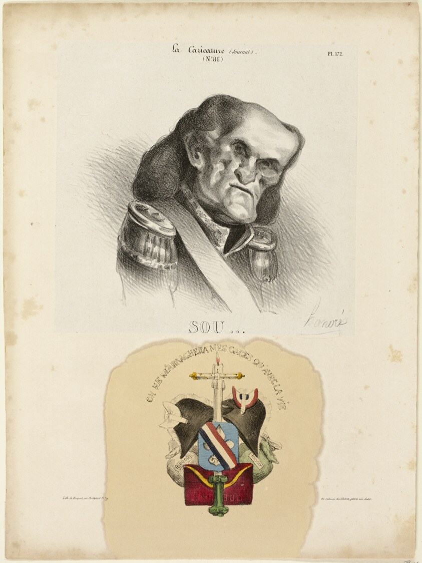 Sou..., plate 172 from Célébrités de la Caricature