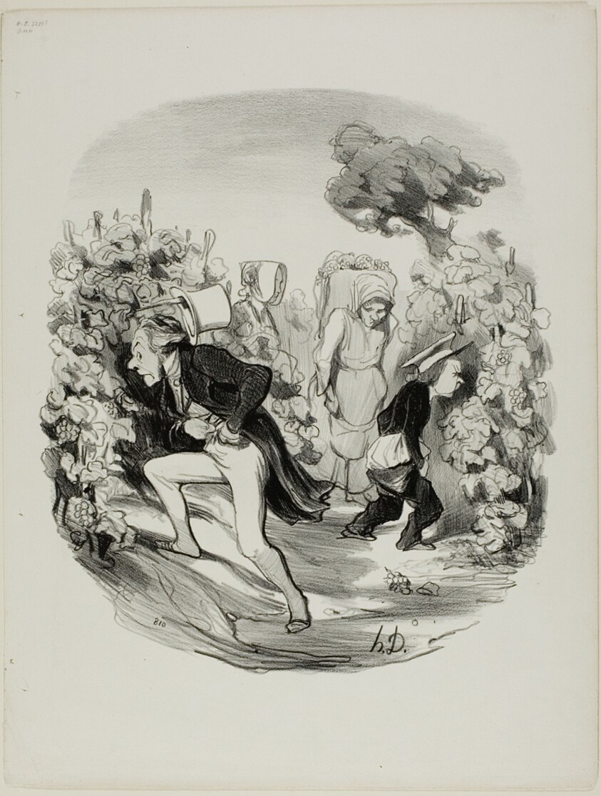 Oh Blast! ... the grapes really aren't good this year!, plate 24 from Pastorales