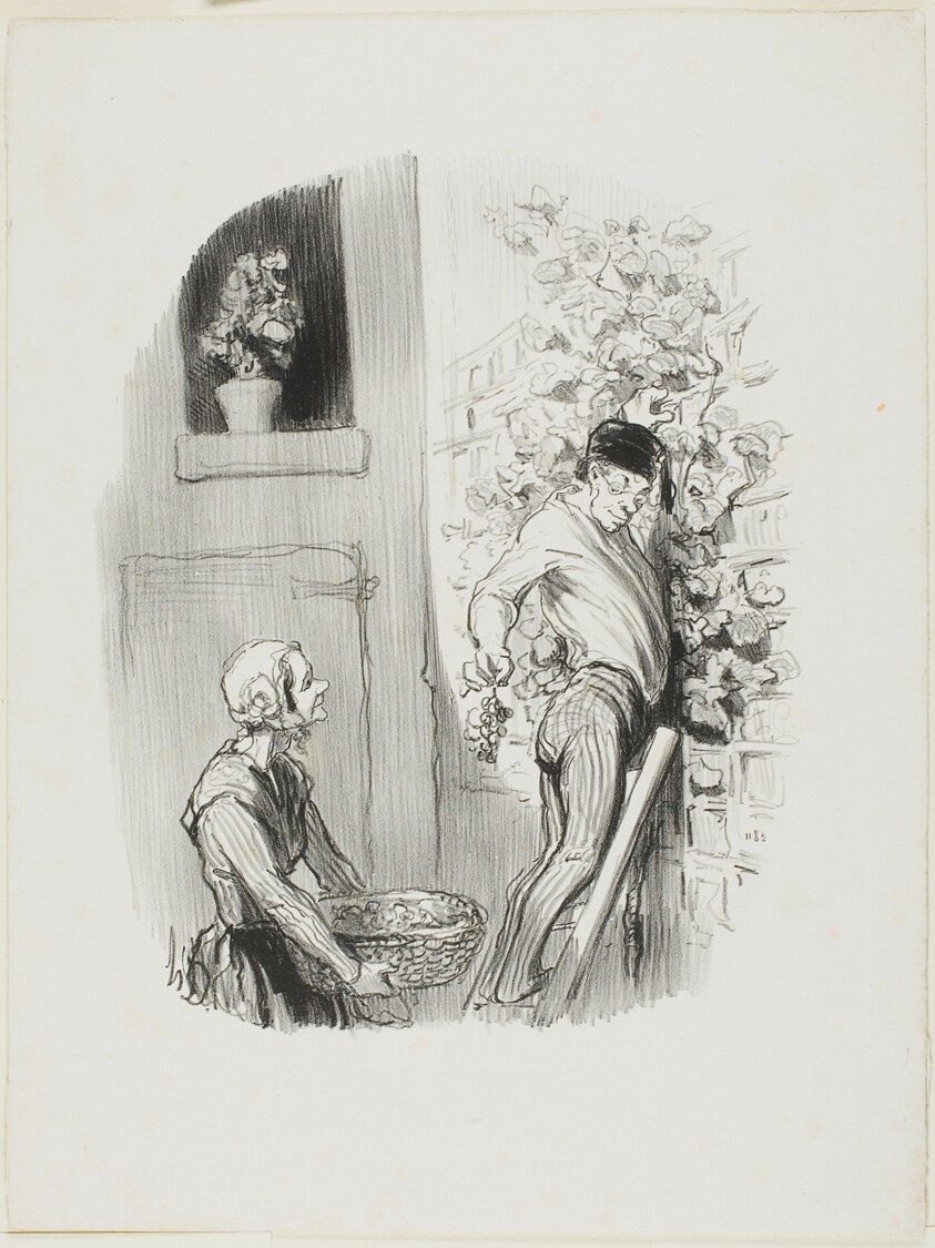 The Grape Gatherer, from Les Bons Bourgeois