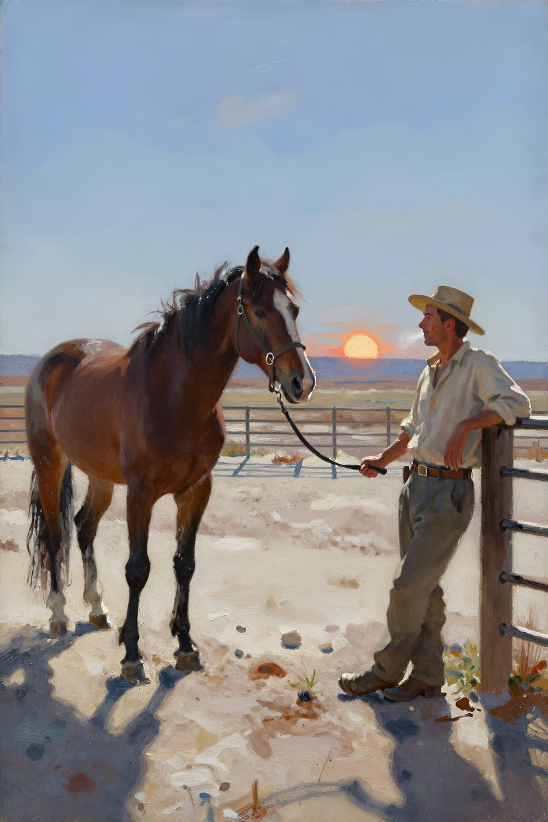 VIII. THE BREAKER OF WILD MUSTANGS