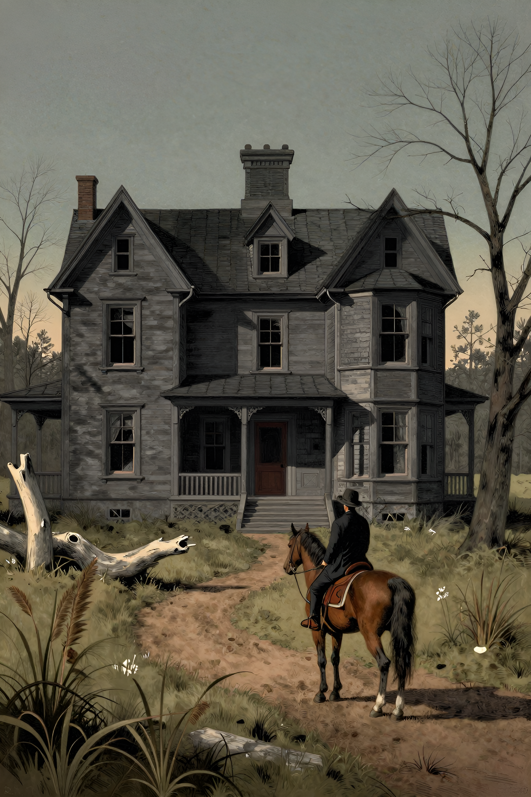 I had been passing alone, on horseback, through a singularly dreary tract of country; and at length found myself, as the shades of the evening drew on, within.