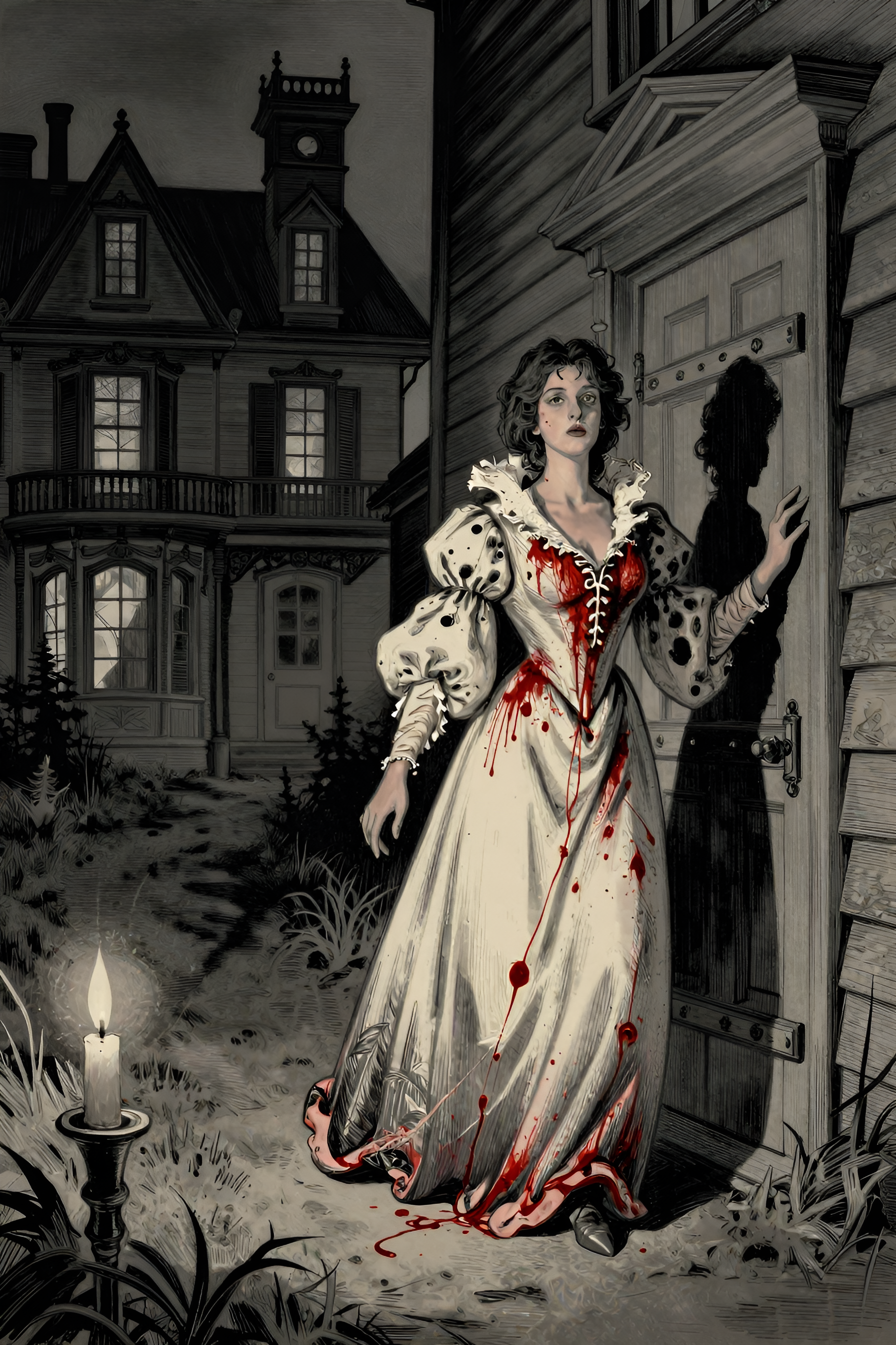 Suddenly there shot along the path a wild light, and I turned to see whence a gleam so unusual could have issued; for the vast house and its.