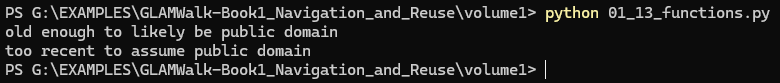 Terminal screenprint for 01_13_functions.py