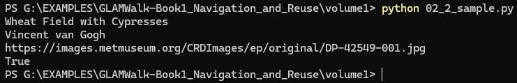 Terminal screenprint for 02_2_sample.py